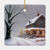 国クリスマス セラミックオーナメント (裏面)