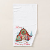 国クリスマス ハンドタオル (ハンドタオル)
