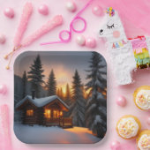 国クリスマス ペーパープレート (パーティー)