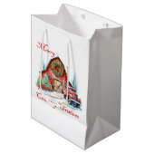 国クリスマス ミディアムペーパーバッグ (正面アングル)