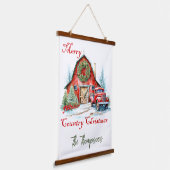 国クリスマス 吊り下げ型タペストリー (傾斜あり)