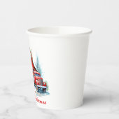 国クリスマス 紙コップ (左)