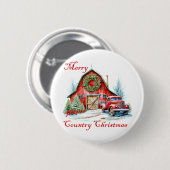 国クリスマス 缶バッジ (正面&裏面)