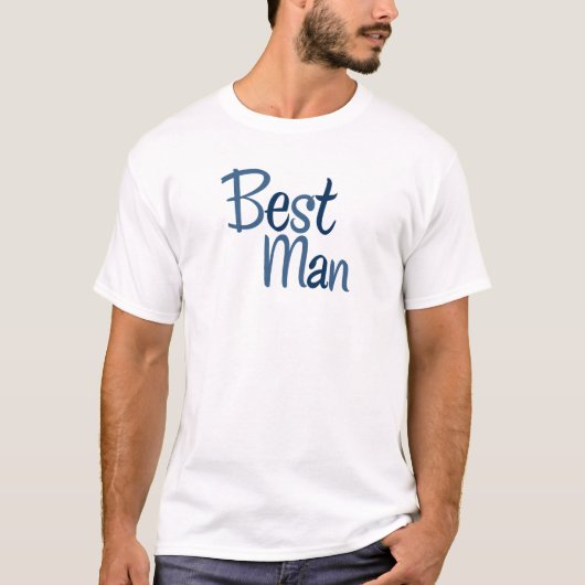 国クール花婿介添人Tシャツ Tシャツ (正面)