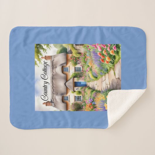 「国コテージ」 シェルパブランケット (正面(横))