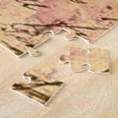 国シックフランスの,みすぼらしいシック,ピンクのバラ,フローラ ジグソーパズル (側面)