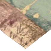 国シックフランスの，みすぼらしいシック，ピンクのバラ，フローラ テーブルクロス (アングル)