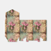 国シックフランスの，みすぼらしいシック，ピンクのバラ，フローラ フェイバーボックス (折り畳みなし)