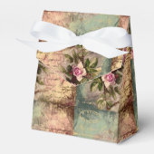 国シックフランスの，みすぼらしいシック，ピンクのバラ，フローラ フェイバーボックス (正面サイド)