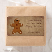 国ジンジャーブレッドマンラベル ラベル (インサイチュ)