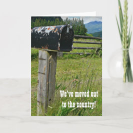 国スタイルの金属のポスト 案内状