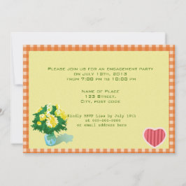 国スタイル結婚の婚約発表 招待状