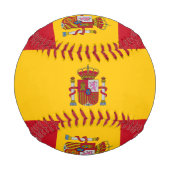 国スペインの旗とスペインのスポーツ/野球ボール 野球ボール (裏面)