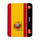 国スペインの旗スペインの旅行/スペイン マグネット (縦)