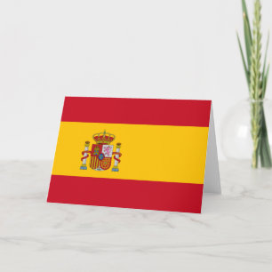国スペインの旗(スペイン) カード