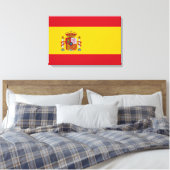 国スペインの旗（スペイン） キャンバスプリント (インサイチュ (寝室))