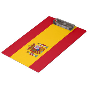 国スペインの旗(スペイン) クリップボード