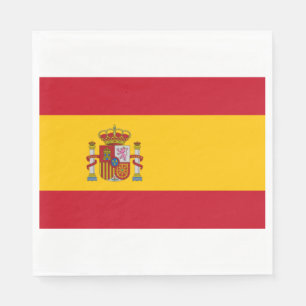 国スペインの旗(スペイン) スタンダードランチョンナプキン