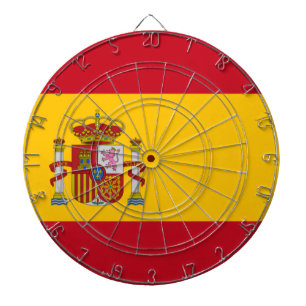 国スペインの旗(スペイン) ダーツボード