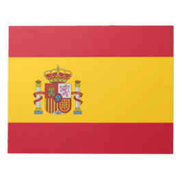 国スペインの旗(スペイン) ノートパッド