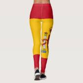 国スペインの旗(スペイン) レギンス (裏面)