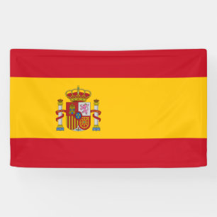 国スペインの旗(スペイン) 横断幕