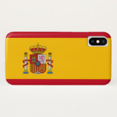 国スペインの旗（スペイン） Case-Mate iPhoneケース (裏面(横))
