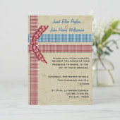 国チャーム結婚式招待状 招待状 (スタンド正面)