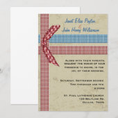 国チャーム結婚式招待状 招待状 (正面/裏面)