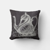 国パリフランスのティーパーティーシャルボードティーポット クッション (正面)