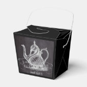 国パリフランスのティーパーティーシャルボードティーポット フェイバーボックス (正面サイド)