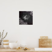 国パリフランスのティーパーティーシャルボードティーポット ポスター (キッチン)