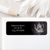 国パリフランスのティーパーティーシャルボードティーポット ラベル (インサイチュ)