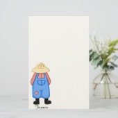 国パーソナライズされたの文房具 便箋 (スタンド正面)