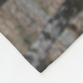 国パーソナライズされた刻素朴ハート フリースブランケット (角)