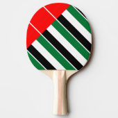 国パーソナライズされた国ア統一されたアラブ首長国国旗 卓球ラケット (裏面)