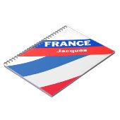 国パーソナライズされた国国旗 ノートブック (左側)