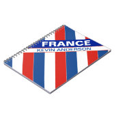 国パーソナライズされた国国旗 ノートブック (左側)