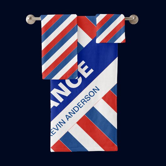 国パーソナライズされた国国旗 バスタオルセット