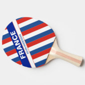 国パーソナライズされた国国旗 卓球ラケット (横)