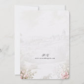 国ビクトリアンバラフレーム招待状 招待状 (裏面)