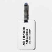 国ビザ切手カクールスタブル荷物タグ ラゲッジタグ (裏面縦)