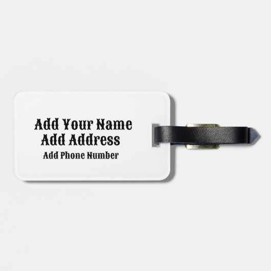 国ビザ切手カクールスタブル荷物タグ ラゲッジタグ (裏面横)