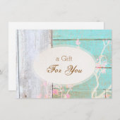 国ファッション小売ブティック、ギフト券 (正面/裏面)