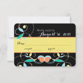 国フォークのインスパイアアート 出欠カード (正面)