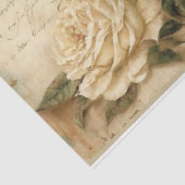 国フランスのの鳥とバラ 薄葉紙 (詳細)