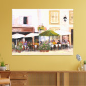 国フランスのカフェ キャンバスプリント (インサイチュ (リビング))