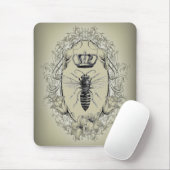 国フランスのシックなビクトリアン王冠クイーンビー マウスパッド (マウス)