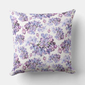 国フランスのライラック クッション (裏面)