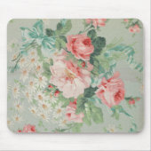 国フランスのヴィンテージアンティークキャベツバラ マウスパッド (正面)